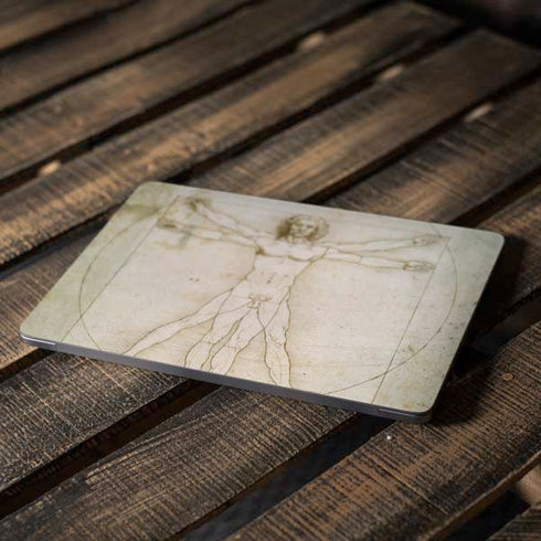 Da Vinci - The Proportions of Man by Da Vinci Apple MacBook Air Skin