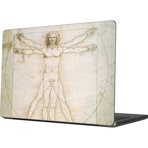 Da Vinci - The Proportions of Man by Da Vinci Apple MacBook Pro 14-inch Skin