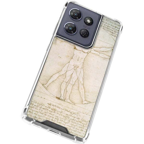 Da Vinci - The Proportions of Man by Da Vinci Moto G 5G (2025) Clear Case