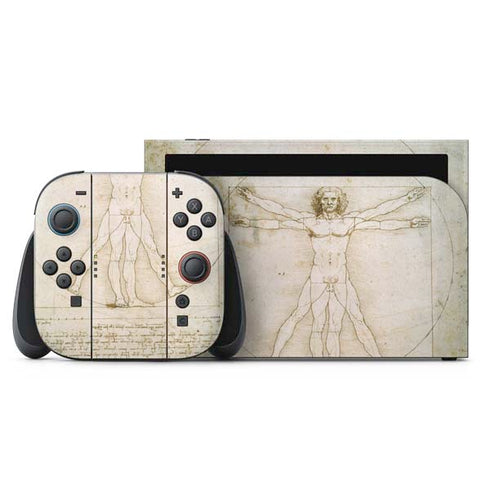 Da Vinci - The Proportions of Man by Da Vinci Nintendo Skins