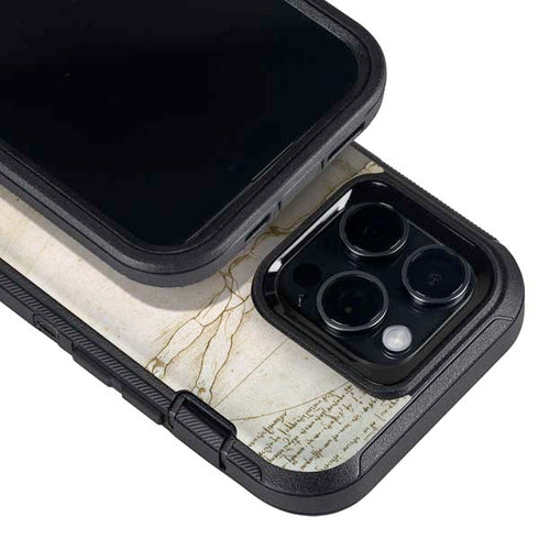 da Vinci - The Proportions of Man by Da Vinci Otterbox Defender iPhone Skin