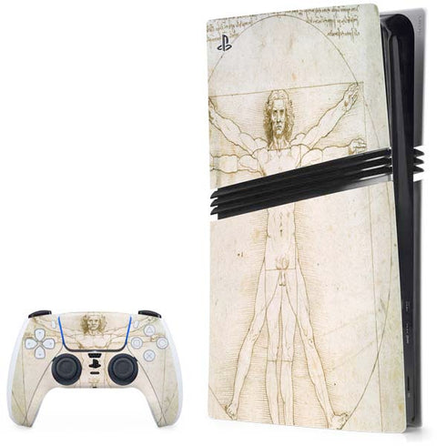 Da Vinci - The Proportions of Man by Da Vinci PS5 Pro Bundle Skin