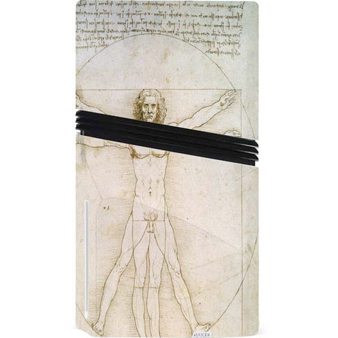 Da Vinci - The Proportions of Man by Da Vinci PS5 Pro Disk Console Skin