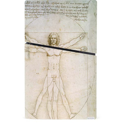 da Vinci - The Proportions of Man by Da Vinci PS5 Slim Digital Edition Console Skin