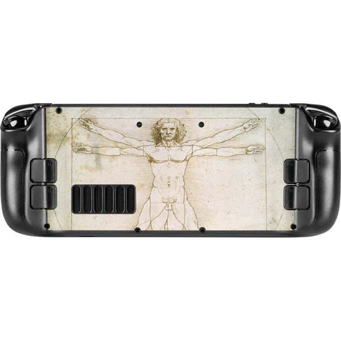 Leonardo da Vinci The Proportions of Man Steam Deck Handheld Gaming Computer Skin