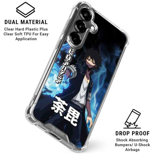 My Hero Academia Dabi Season 5 Galaxy S26 Clear Case