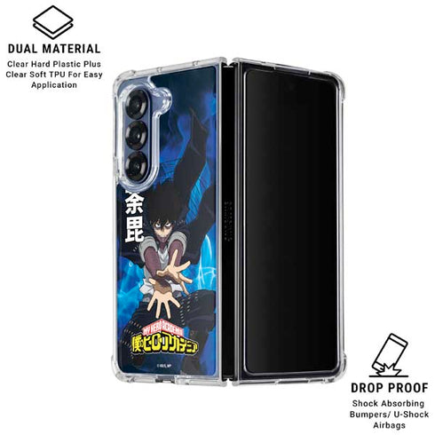 My Hero Academia Dabi Season 6 Galaxy Z Fold7 Clear Case