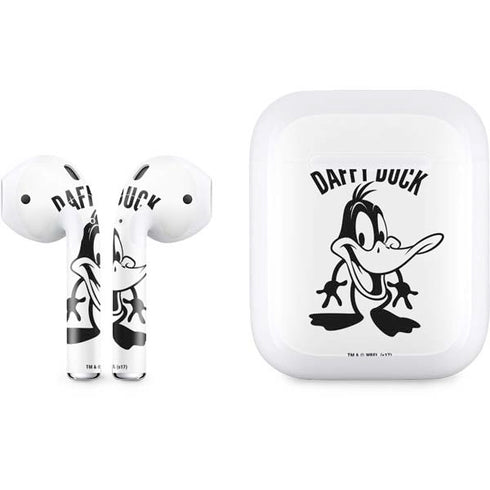 Looney Tunes Daffy Duck Big Head Apple AirPods Skin
