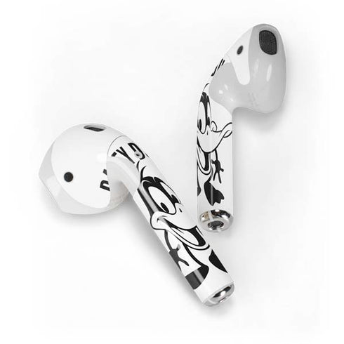 Looney Tunes Daffy Duck Big Head Apple AirPods Skin