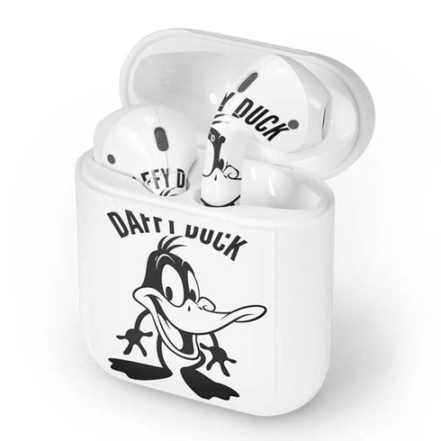 Looney Tunes Daffy Duck Big Head Apple AirPods Skin