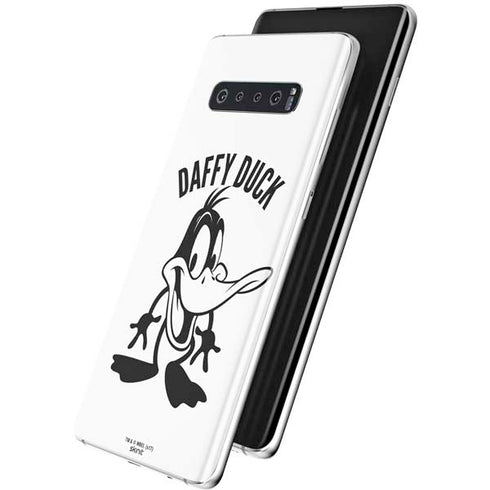 Looney Tunes Daffy Duck Big Head Galaxy S10 Plus Skin