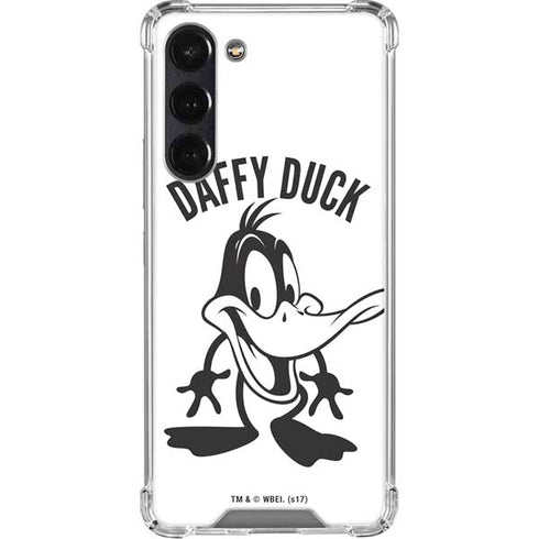 Looney Tunes Daffy Duck Big Head Galaxy S24 FE Clear Case