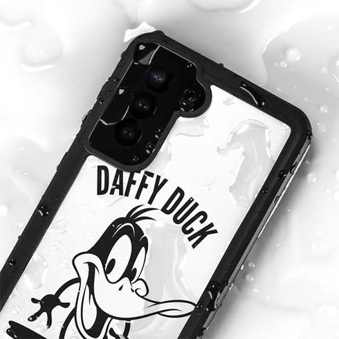 Looney Tunes Daffy Duck Big Head Galaxy S24 Plus Waterproof Case
