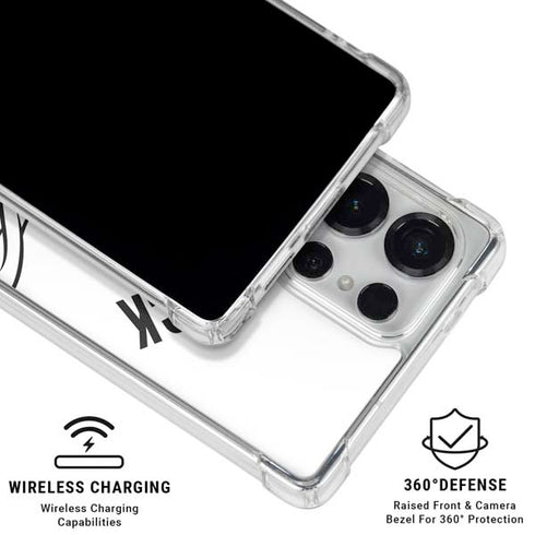 Looney Tunes Daffy Duck Big Head Galaxy S25 Ultra Clear Case