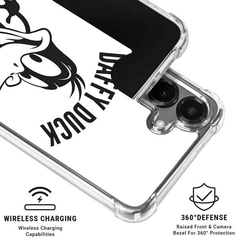 Looney Tunes Daffy Duck Big Head Galaxy S26 Clear Case