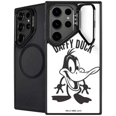 Looney Tunes Daffy Duck Big Head Galaxy S26 Ultra Kickstand Case