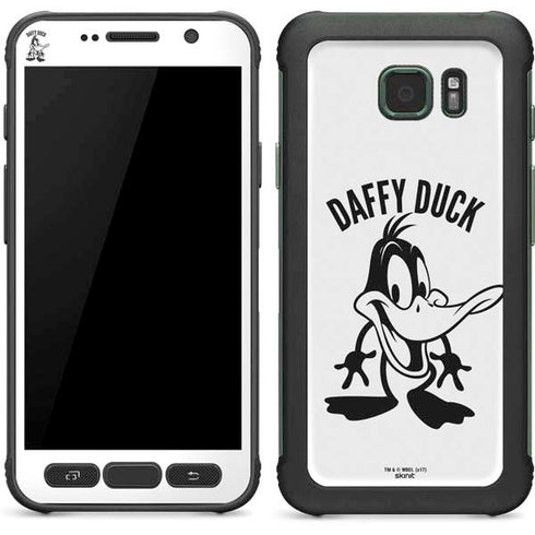 Looney Tunes Daffy Duck Big Head Galaxy S7 Active Skin