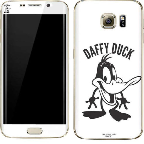 Looney Tunes Daffy Duck Big Head Galaxy S7 Edge Skin