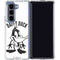 Looney Tunes Daffy Duck Big Head Galaxy Z Fold5 5G Clear Case
