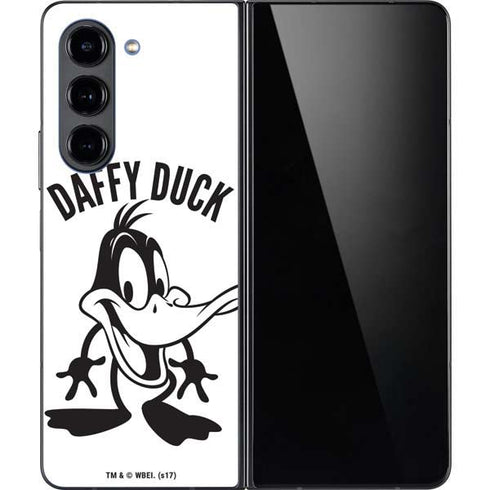 Looney Tunes Daffy Duck Big Head Galaxy Z Fold5 5G Skin