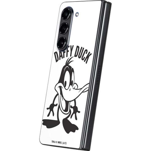Looney Tunes Daffy Duck Big Head Galaxy Z Fold5 5G Skin