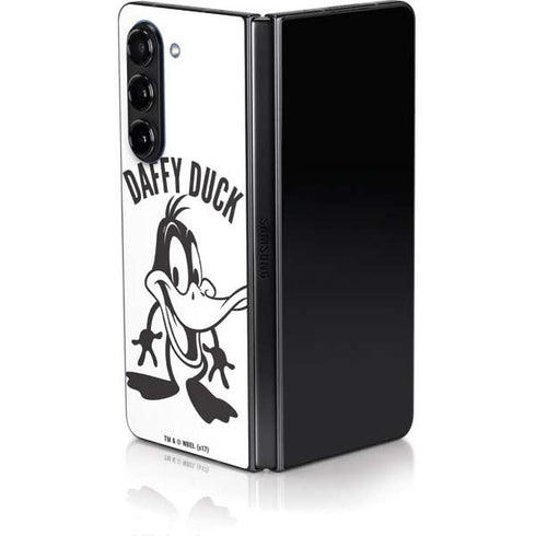 Looney Tunes Daffy Duck Big Head Galaxy Z Fold5 5G Skin