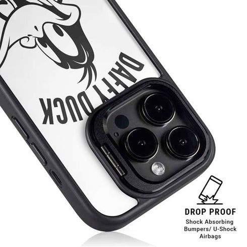 Looney Tunes Daffy Duck Big Head iPhone 13 Pro Max Kickstand Case