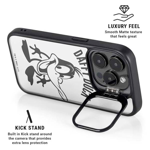 Looney Tunes Daffy Duck Big Head iPhone 14 Pro Max Kickstand Case