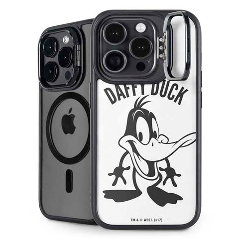 Looney Tunes Daffy Duck Big Head iPhone 15 Pro Max Kickstand Case