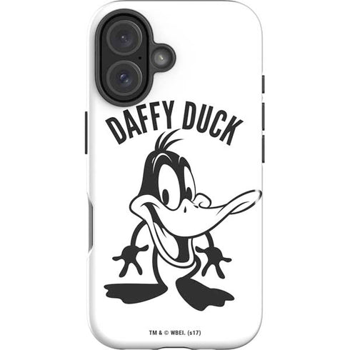 Looney Tunes Daffy Duck Big Head iPhone 16 Plus Impact Case