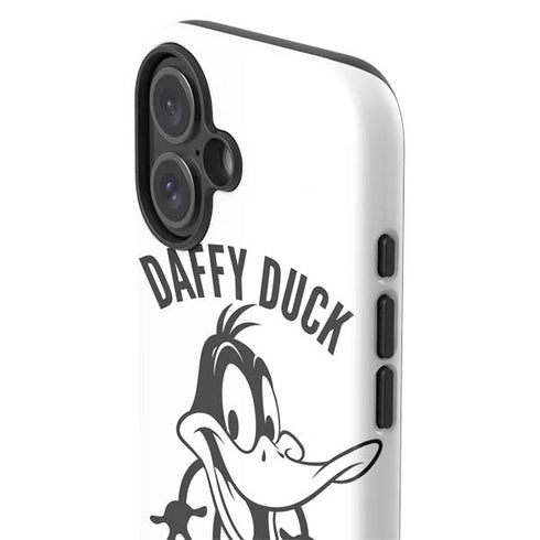 Looney Tunes Daffy Duck Big Head iPhone 16 Plus Impact Case