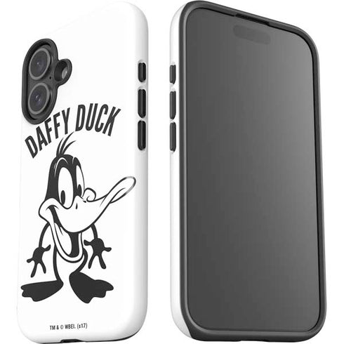Looney Tunes Daffy Duck Big Head iPhone 16 Plus Impact Case