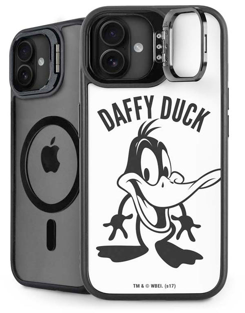 Looney Tunes Daffy Duck Big Head iPhone 16 Plus Kickstand Case