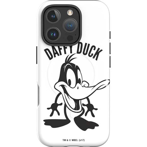 Looney Tunes Daffy Duck Big Head iPhone 16 Pro Magsafe Impact Case