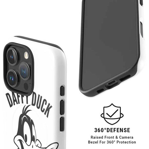 Looney Tunes Daffy Duck Big Head iPhone 16 Pro Max Magsafe Impact Case