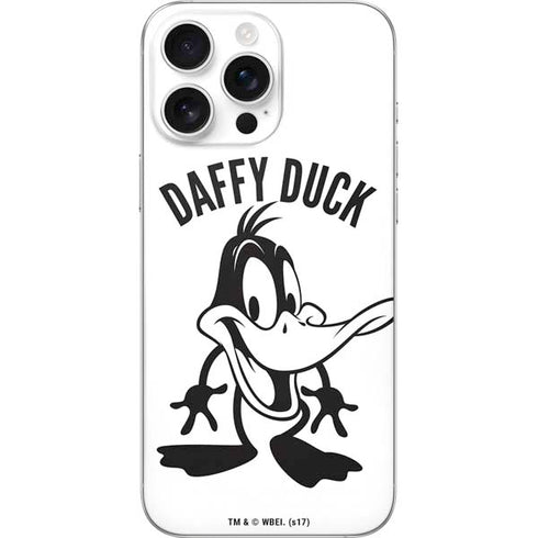 Looney Tunes Daffy Duck Big Head iPhone 16 Pro Max Skin