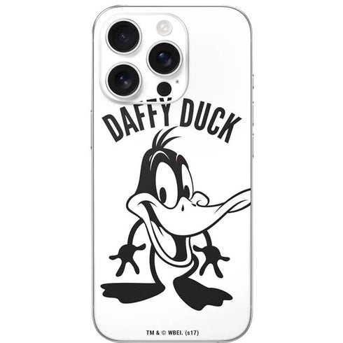 Looney Tunes Daffy Duck Big Head iPhone 16 Pro Skin