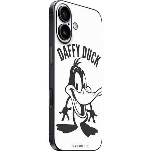 Looney Tunes Daffy Duck Big Head iPhone 16 Skin