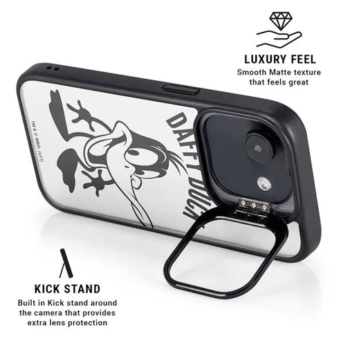 Looney Tunes Daffy Duck Big Head iPhone 16e Kickstand Case