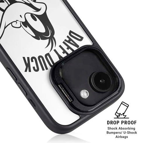 Looney Tunes Daffy Duck Big Head iPhone 16e Kickstand Case