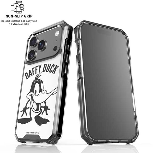 Looney Tunes Daffy Duck Big Head iPhone 18 Pro Clear Case