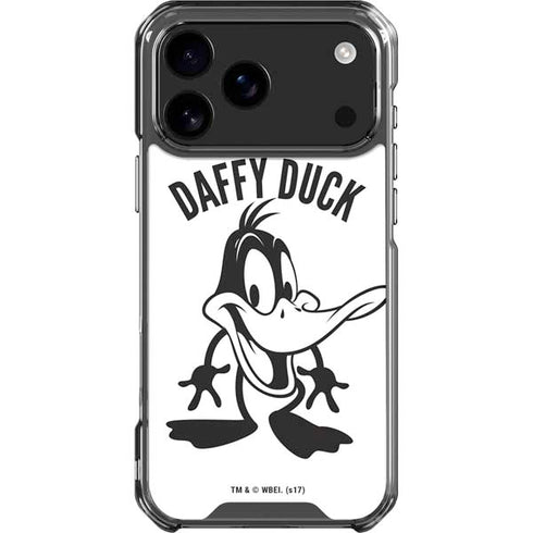 Looney Tunes Daffy Duck Big Head iPhone 18 Pro Max Clear Case