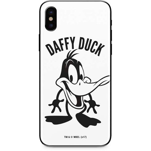 Looney Tunes Daffy Duck Big Head iPhone XS Max Skin