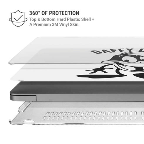 Looney Tunes Daffy Duck Big Head MacBook Cases