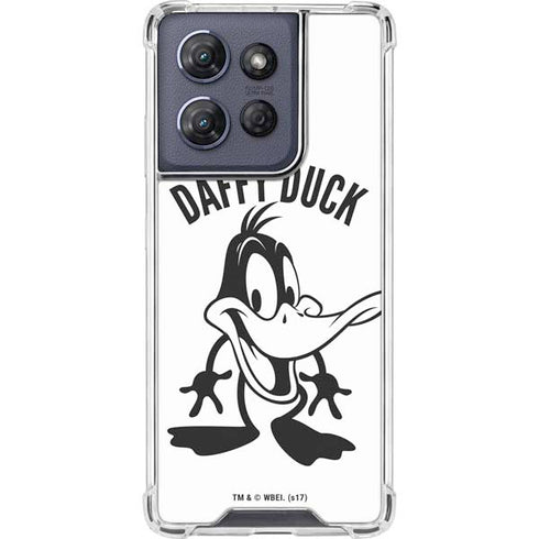 Looney Tunes Daffy Duck Big Head Moto G 5G (2025) Clear Case