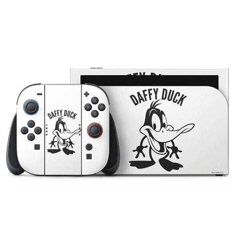 Looney Tunes Daffy Duck Big Head Nintendo Switch 2 (2025) with Joy-Con Skin