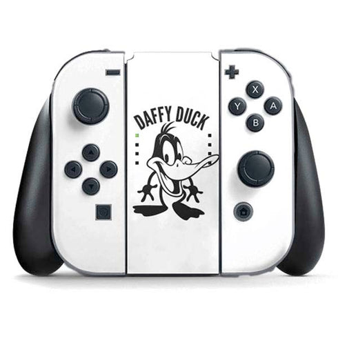 Looney Tunes Daffy Duck Big Head Nintendo Switch (2017-2021) Joy-Con Controller Skin