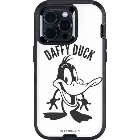 Looney Tunes Daffy Duck Big Head Otterbox Defender iPhone Skin