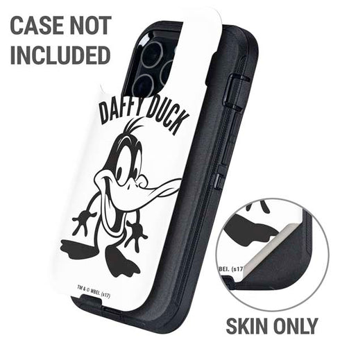 Looney Tunes Daffy Duck Big Head Otterbox Defender iPhone Skin