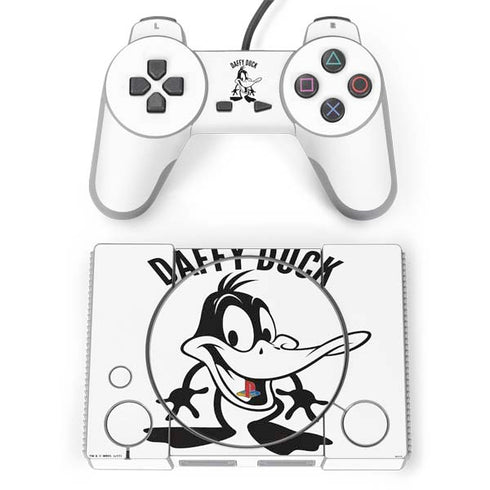 Looney Tunes Daffy Duck Big Head PlayStation Classic Bundle Skin